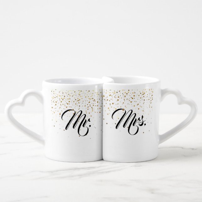 Mug Lovers Mug Mrs. And Mrs.Petite Golden Stars (Front Nesting)