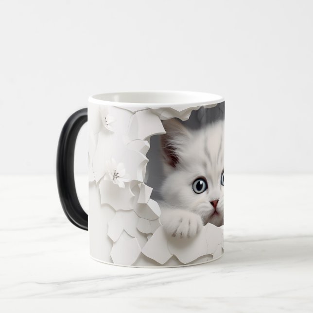 Mug Magic 3D cat (Front Left)