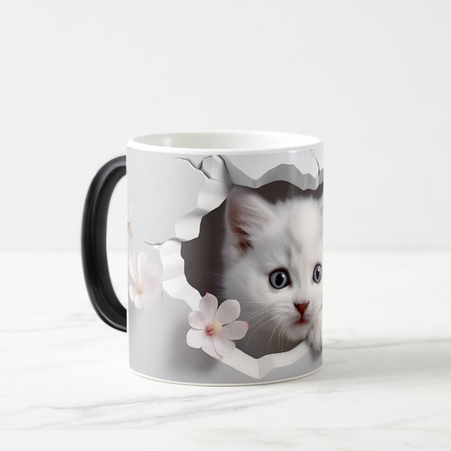 Mug Magic 3D cat (Front Left)