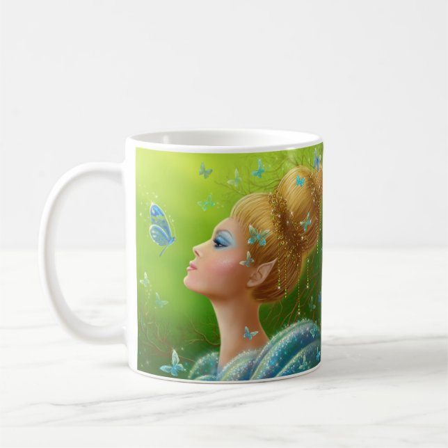 Mug  "Magic butterflies" (Left)