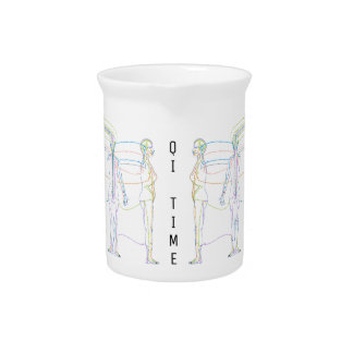 Mug Magic Qi Time, Chinese Medicine Meridians Beverage Pitcher