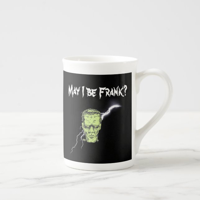 Mug, May I Be Frank, Frankenstein Bone China Mug (Right)