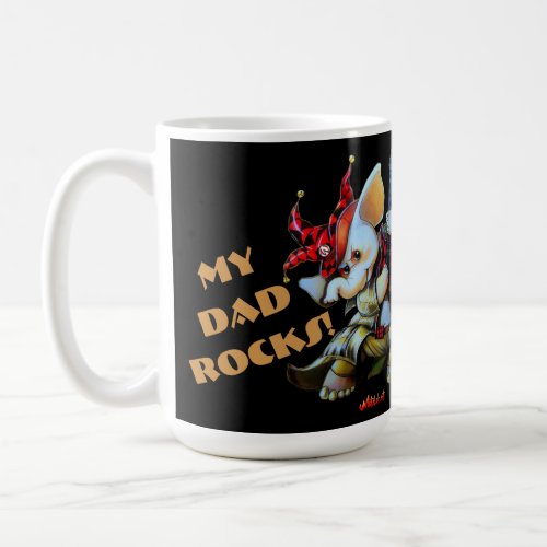 Mug  Metalphant Jester My Dad Rocks Mug