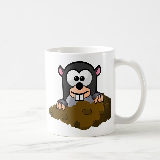 Mug. Monogram Mole. Coffee Mug (Right)