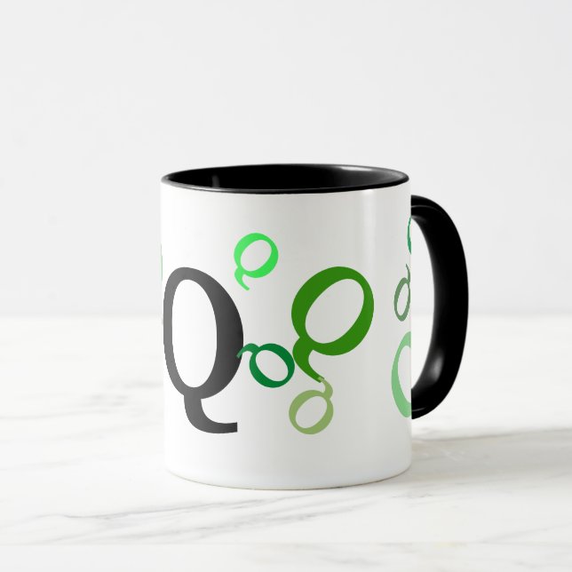 Mug - Multiple Letters (Front Right)