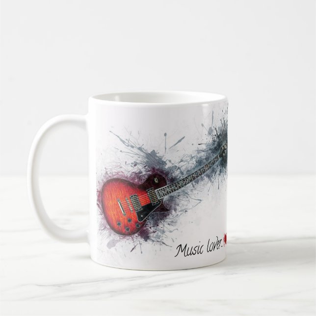 mug Music Lover guitar (Left)