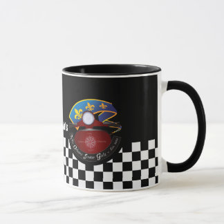mug, NOSG logo on checkerboard Mug
