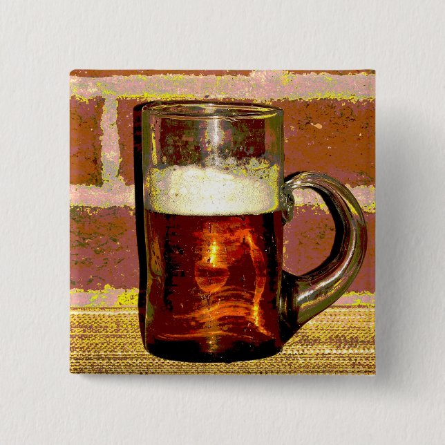 Mug of Beer Pinback Button (Front)