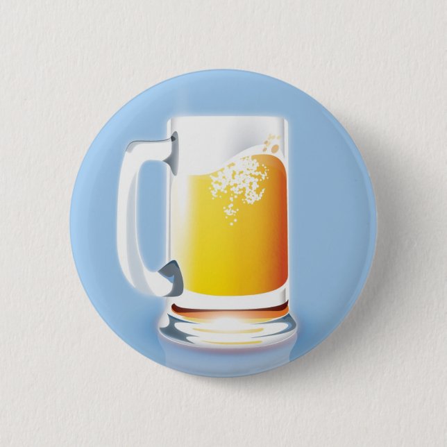 Mug of Beer Pinback Button (Front)