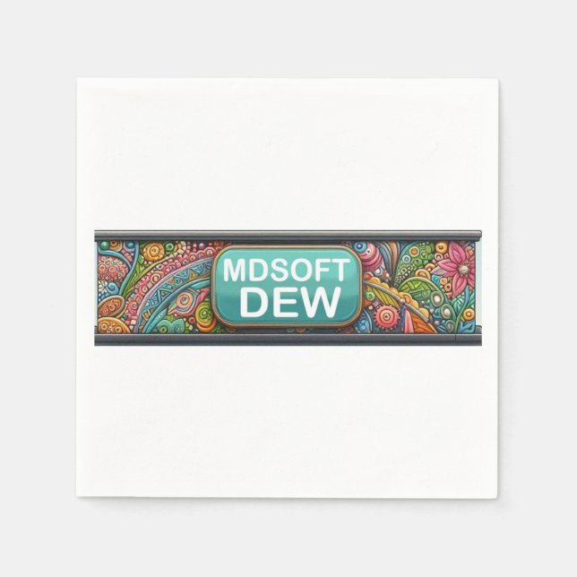 Mug Party Supplies Shower! Napkins (Front)