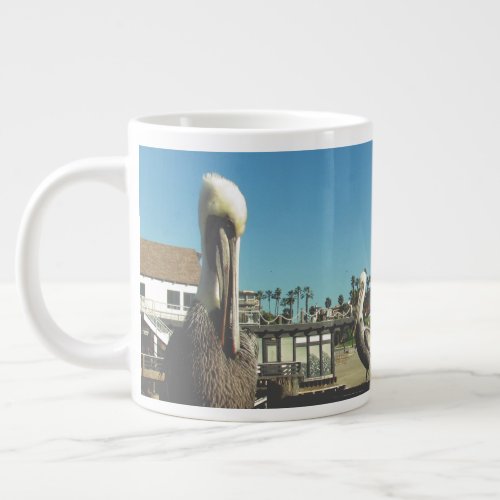 Mug _ Pelicans on California Pier