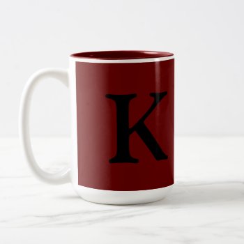 Mug Personalized  Kv by creativeconceptss at Zazzle