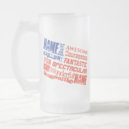 Mug Personalized Name(s) Words USA flag