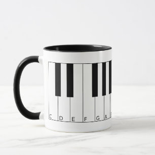 Mug Piano Keys