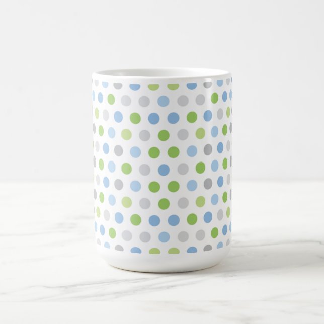 Mug/Polka Dots Coffee Mug (Center)