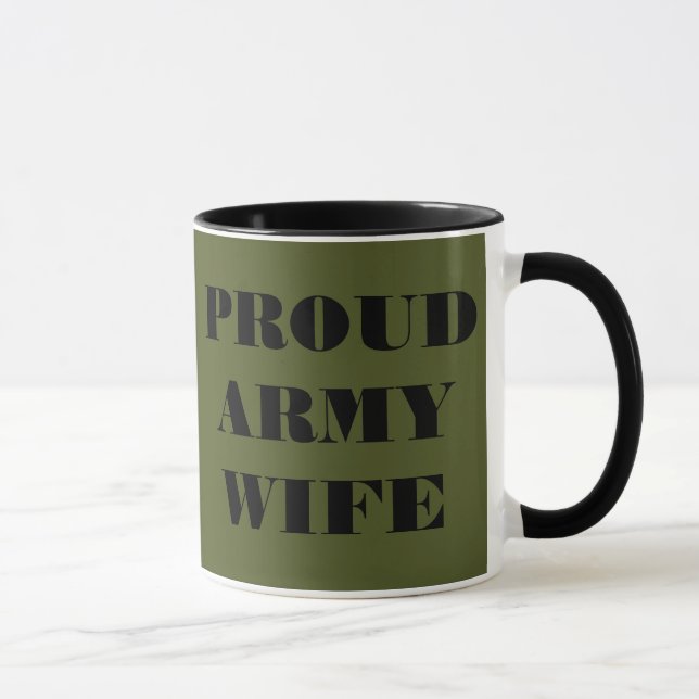 Mug Proud Army Wife (Right)