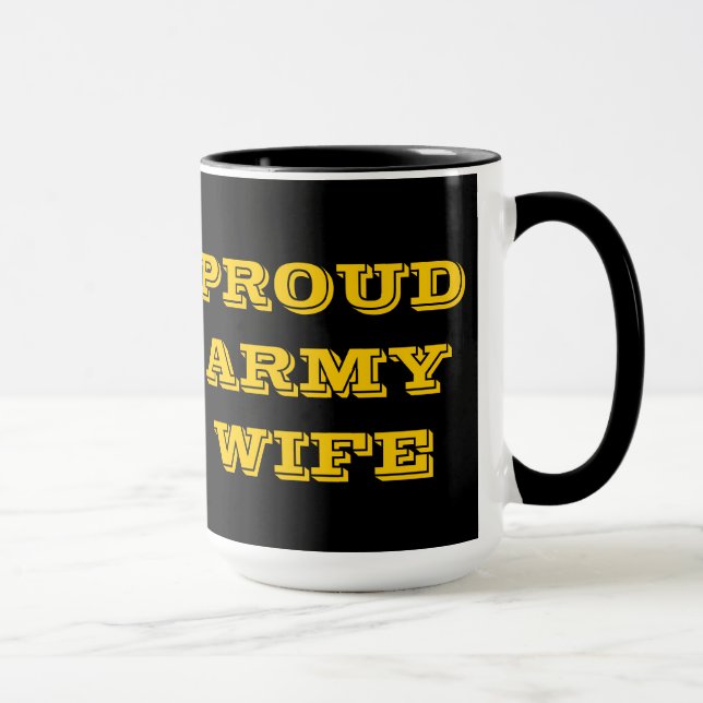 Mug Proud Army Wife (Right)