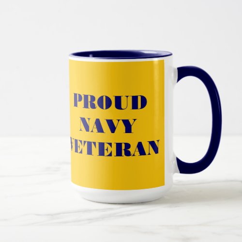 Mug Proud Navy Veteran