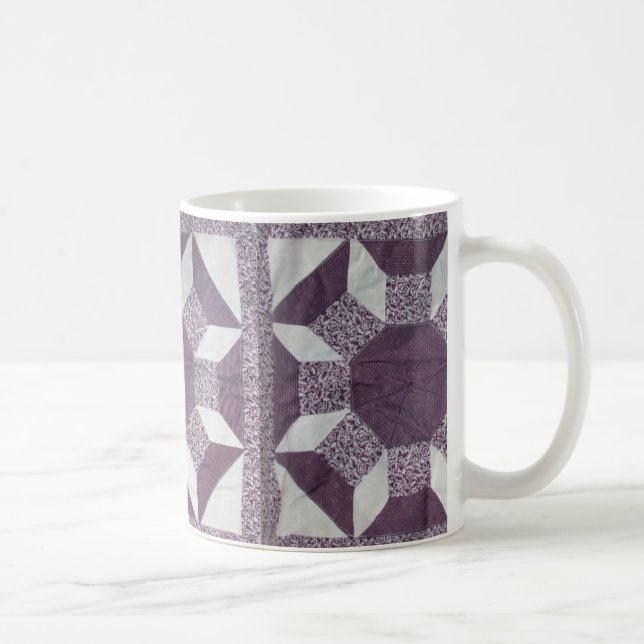 Mug - Quilted pattern "Spools" (Right)
