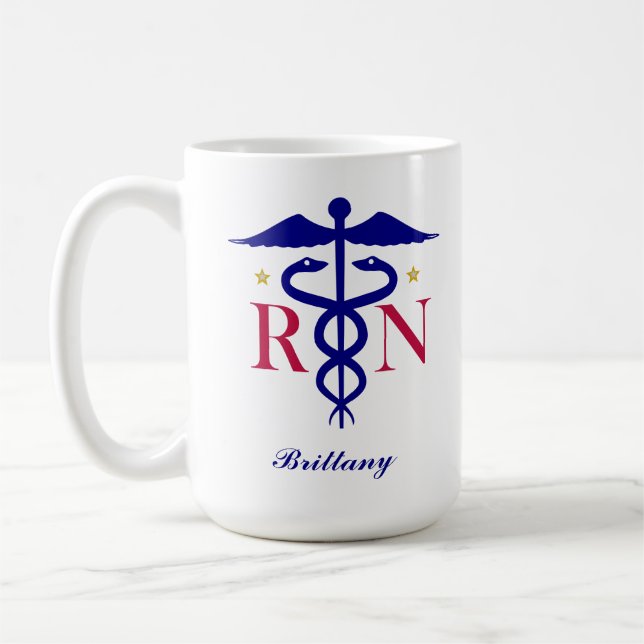 Mug Registered Nurse (Personalize It) (Left)