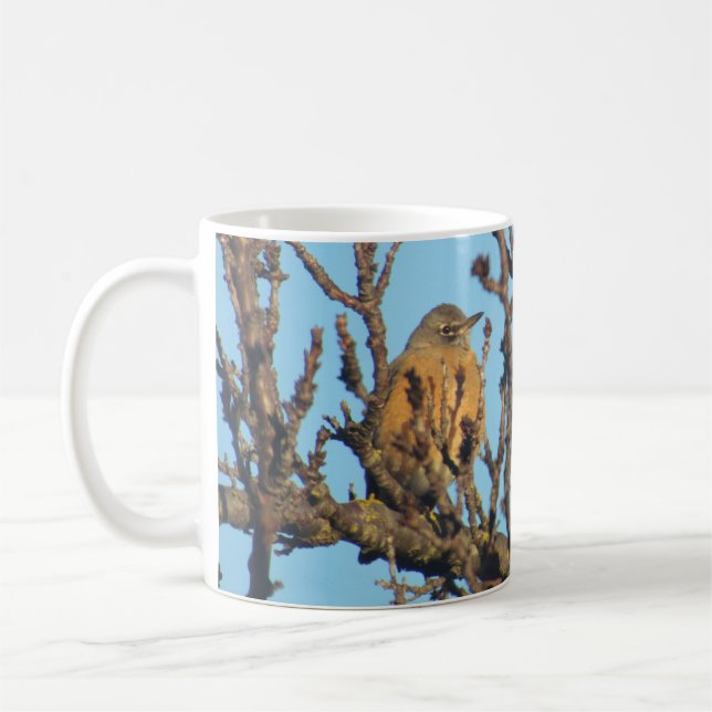 Mug - Robin in Bare Branches (Left)