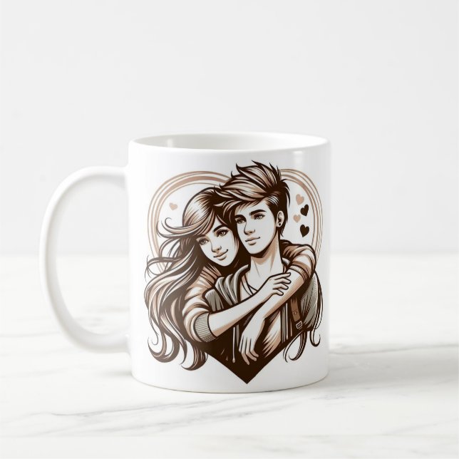 MUG ROMANTIC PRINT (Left)