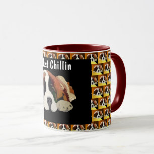 Mug Saint Bernard Dog Just Chillin