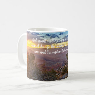 Mug Serenity prayer grand canyon image