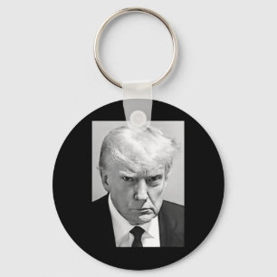 Mug Shot - Donald Trump Mug Shot  Keychain