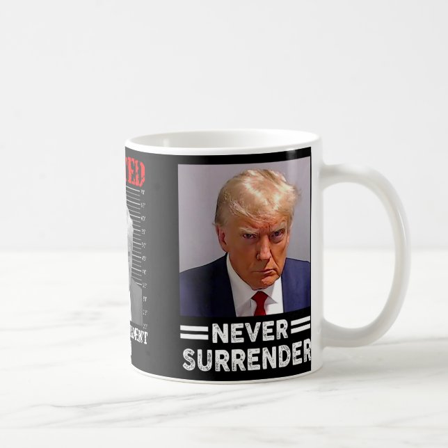 Mug Shot - Donald Trump Mug Shot Wanted For Presid (Right)
