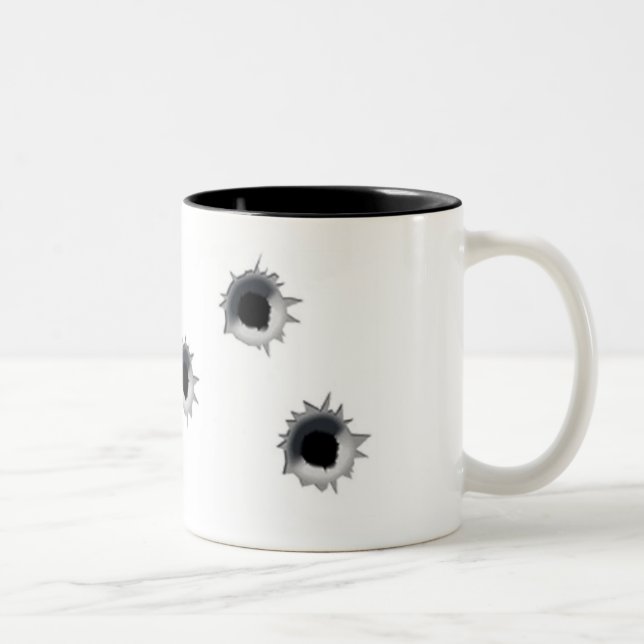 "Mug Shot" Two-Tone Coffee Mug (Right)