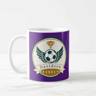 Mug - Soccer Football - Personalized - Add Name