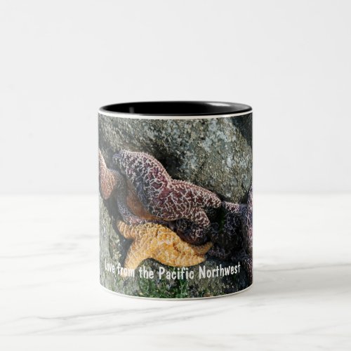 Mug  Starfish Love from PNW Two_Tone Coffee Mug