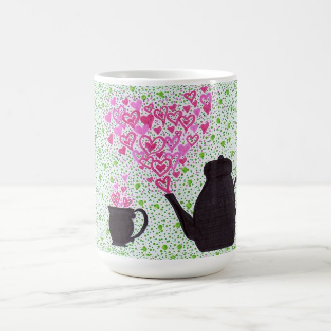 Mug - Tea and Hearts (Center)