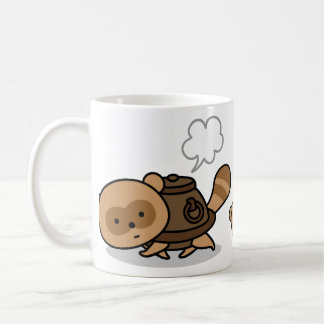 Mug - TeaKettle Tanuki with his small friends