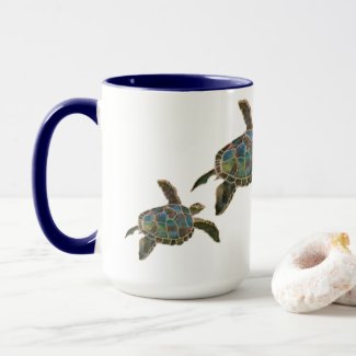 Mug - Three Sea Turtles