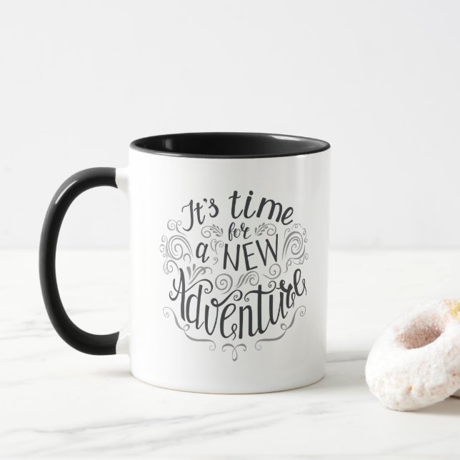 Mug - Time for a New Adventure (With Donut)