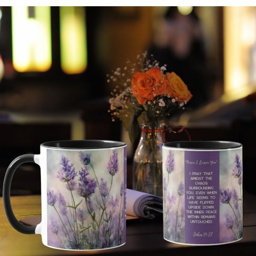 Mug Tranquil Lavender Fields Customizable Mug