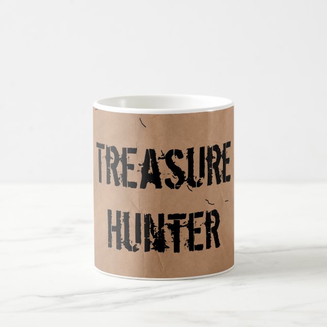 Mug: Treasure Hunter. MDetecting and Geocaching Coffee Mug (Center)