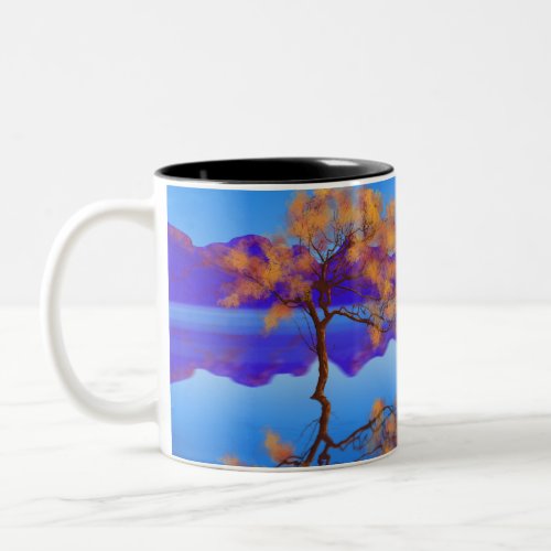 Mug tree by the blue Lake