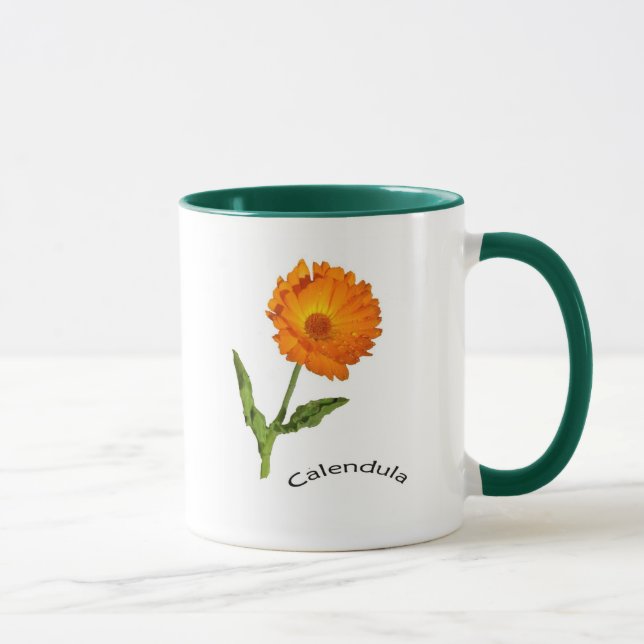 Mug  - Two Calendula Flowers (Right)