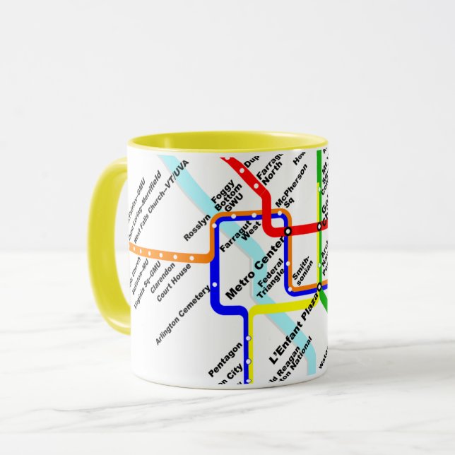 mug Washington center subway (Front Left)