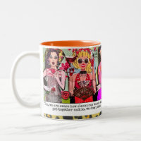 MUG-we’re aware how obnoxious we are Two-Tone Coffee Mug