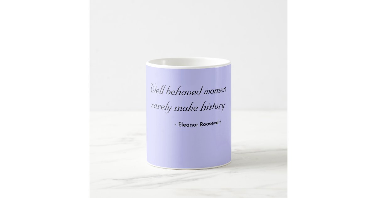 well behaved women blue tumbler