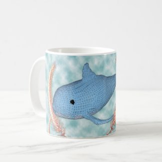 Mug - Whale Swimming through Grass