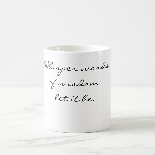 Mug - whispered wisdom (Center)