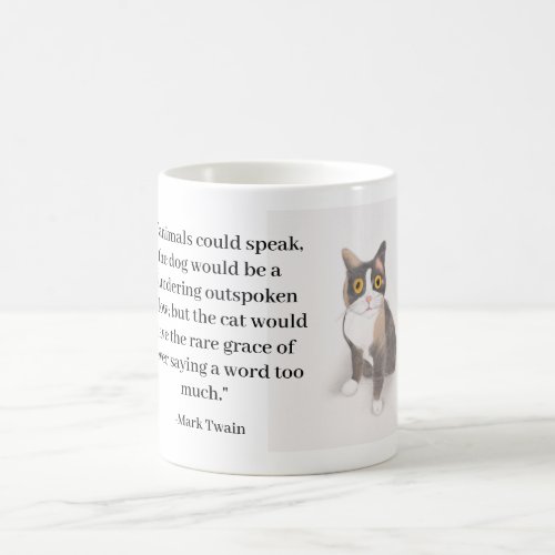 Mug with a cat and wise quote _ 1