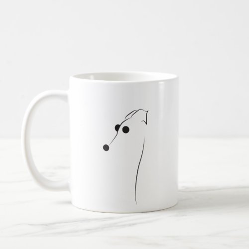 Mug with a greyhound