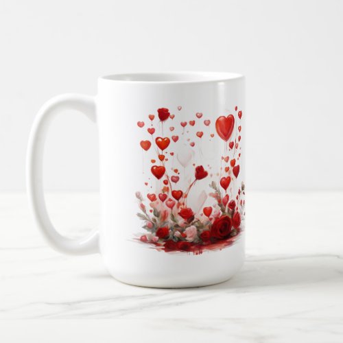 Mug with a Happy Valentines Day Print