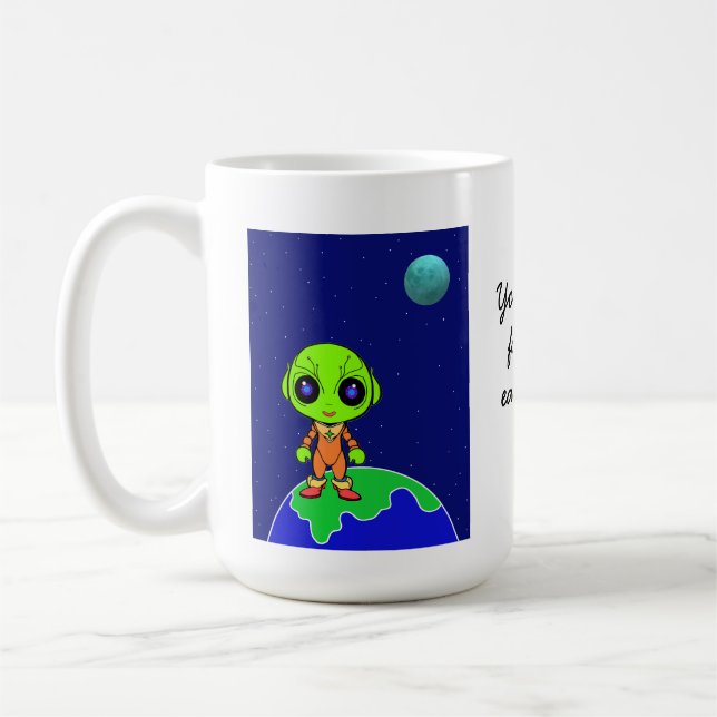 Mug with alien "You're my favorite.." by Jo Images (Left)